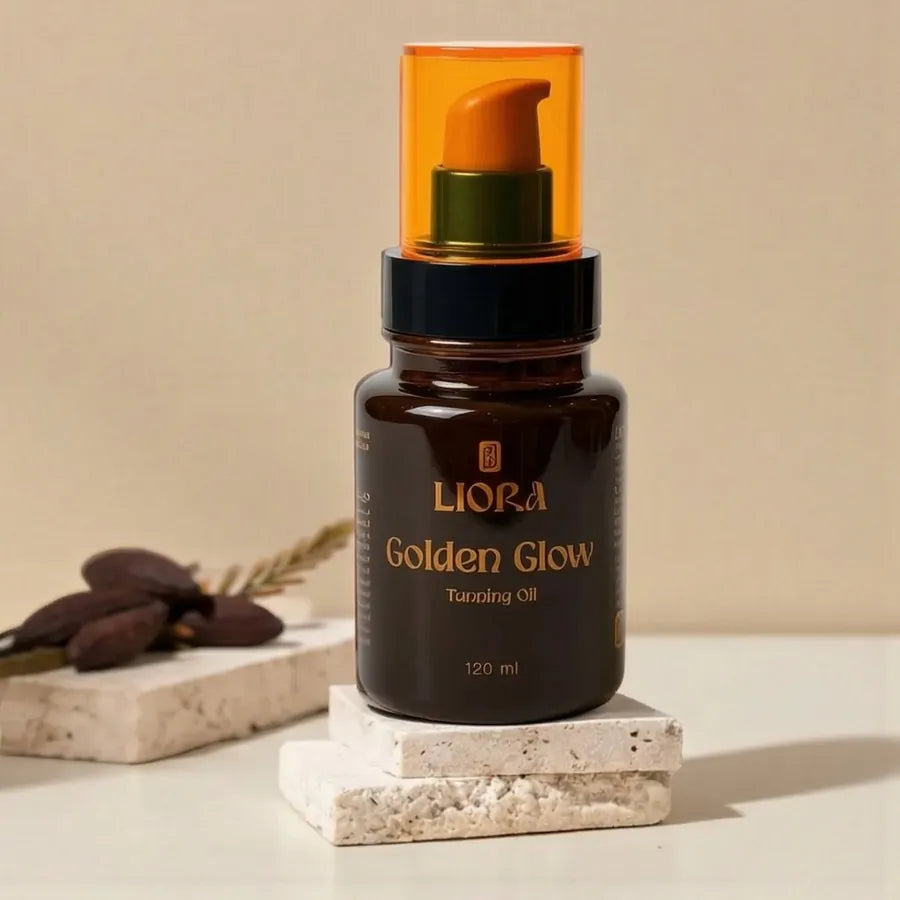 Golden glow tanning oil
